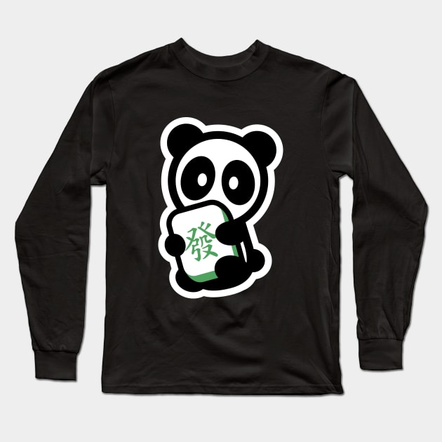 Fat Choi Panda Long Sleeve T-Shirt by Bambu